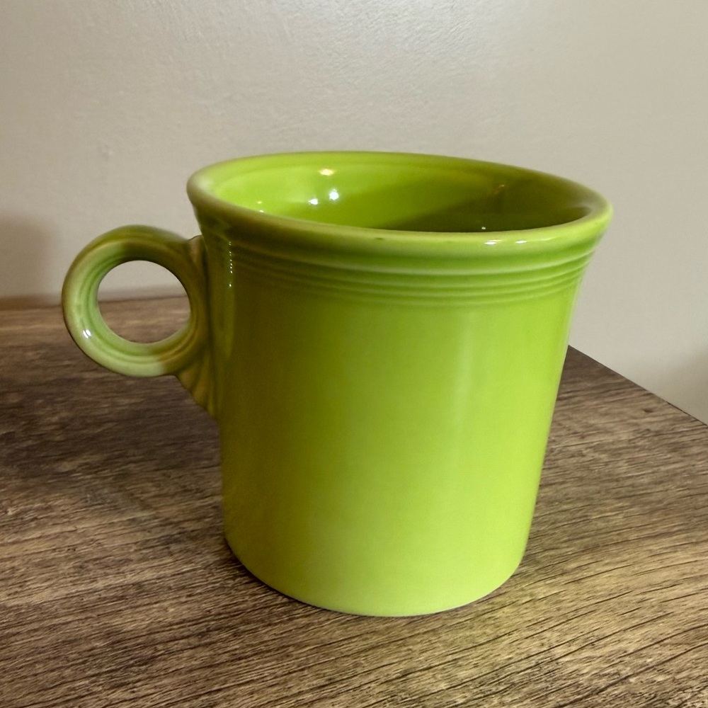 Vintage Fiesta Fiestaware O Ring Mug Chartreuse? USA Homer Laughlin